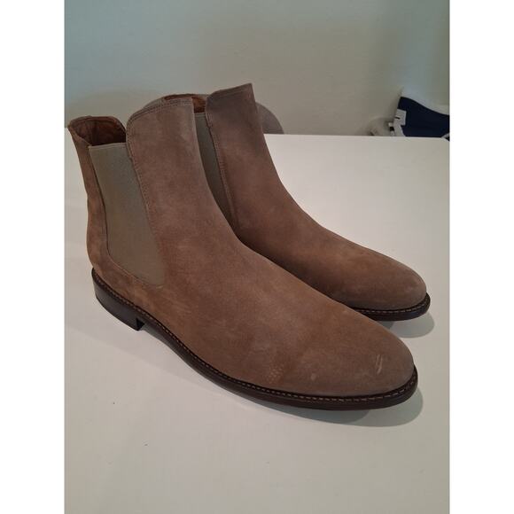 Thursday Boot Co. Cavalier Chelsea Boots Sandstone Suede SSTCVLR Men\'s US 13 main image 13